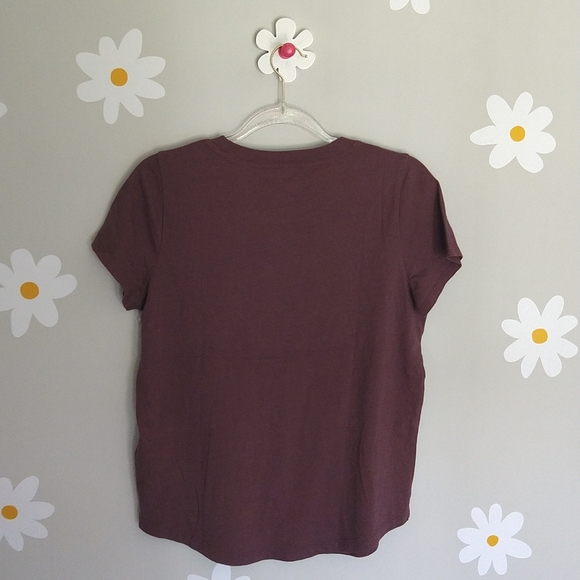 NWOT Madewell Crew Neck T-Shirt Spiced Plum - Picture 4 of 8